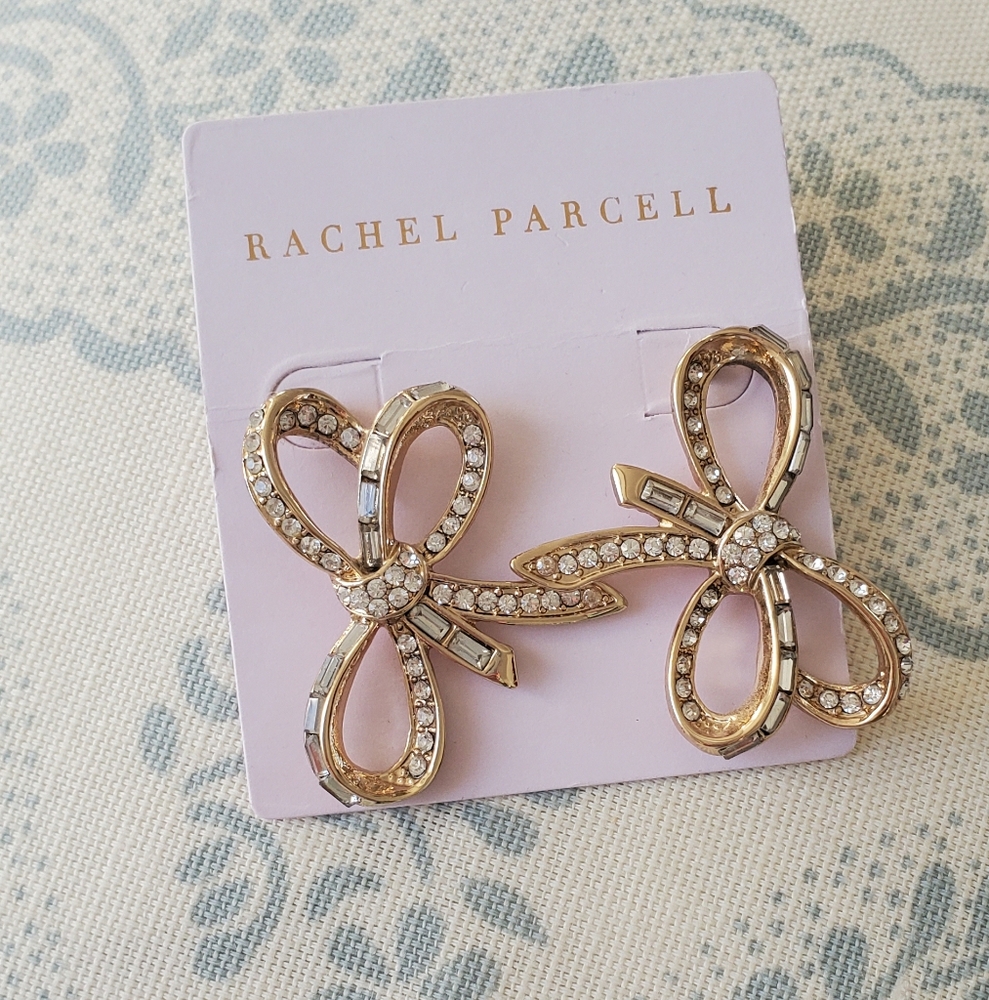 Rachel Parcell bow earrings